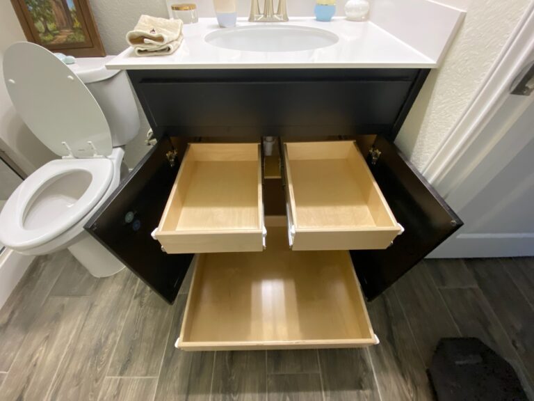 Bathroom Pullout Drawers
