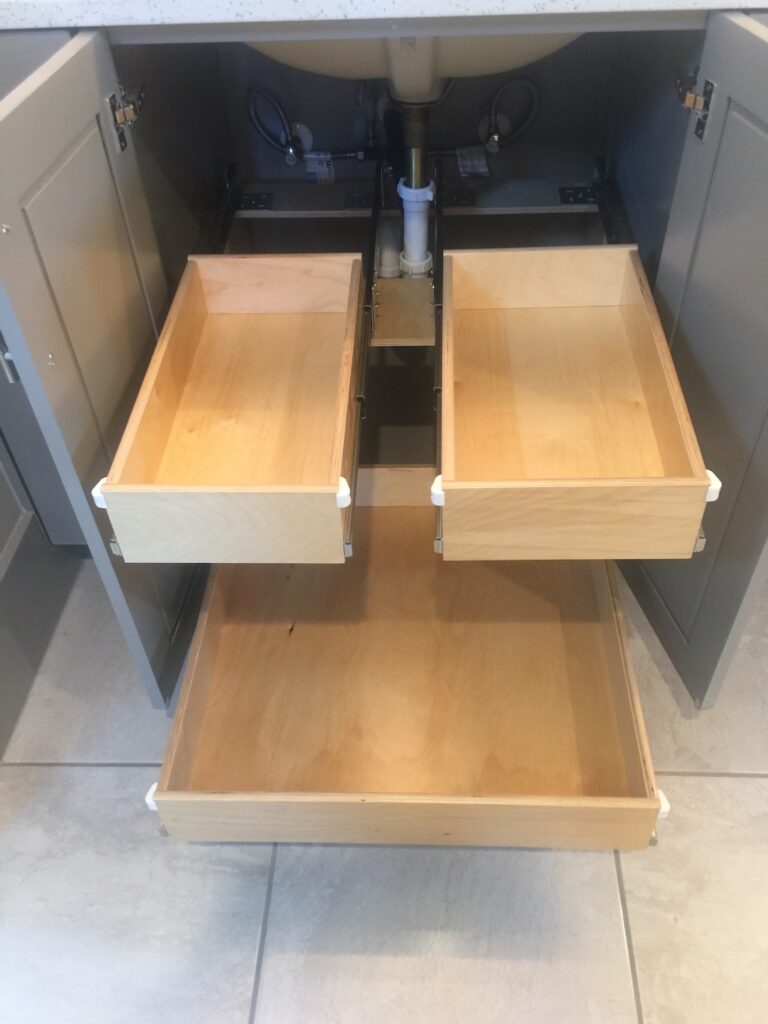 Bathroom Pullout Drawers
