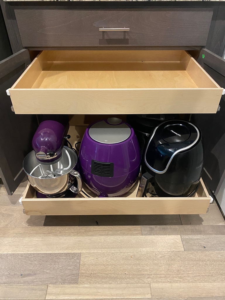 Pullout Appliance Shelf