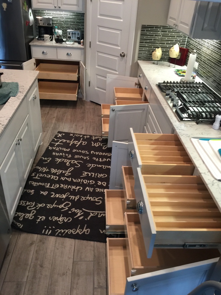 Pullout Utensil Drawer Organizer