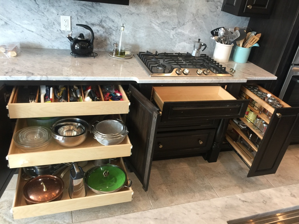 Pullout Utensil Drawer Organizer